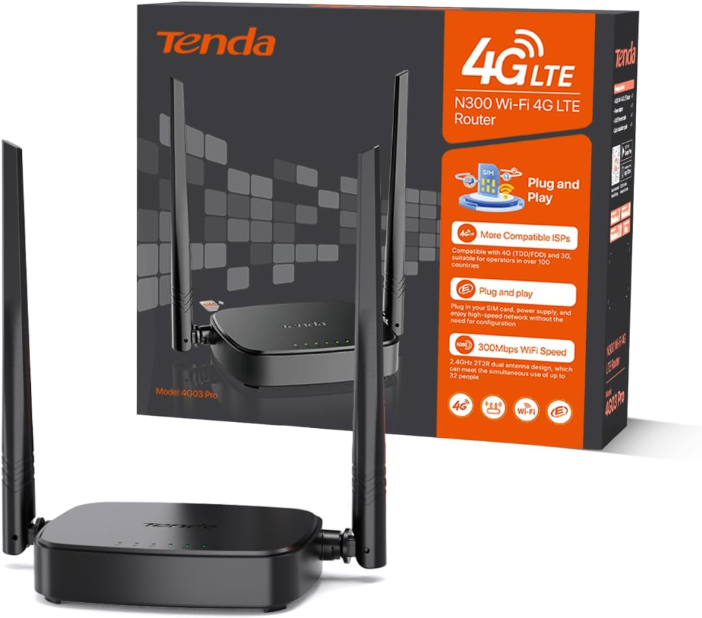 Router 4G per Sim Internet Wireless Tenda 4G03 Pro 