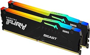 DDR5 32GB PC 5600 Kingston RGB Fury Beast (Kit 2x 16Gb)