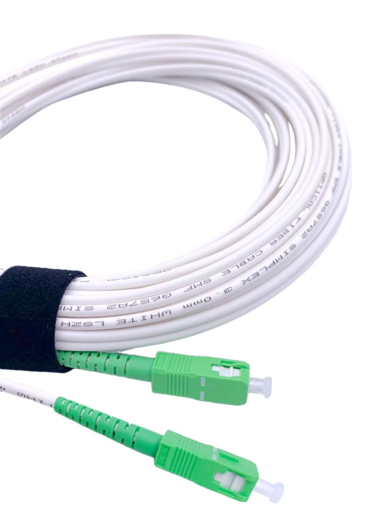 Cavo Fibra Ottica per Router Fibra 5mt Bianco