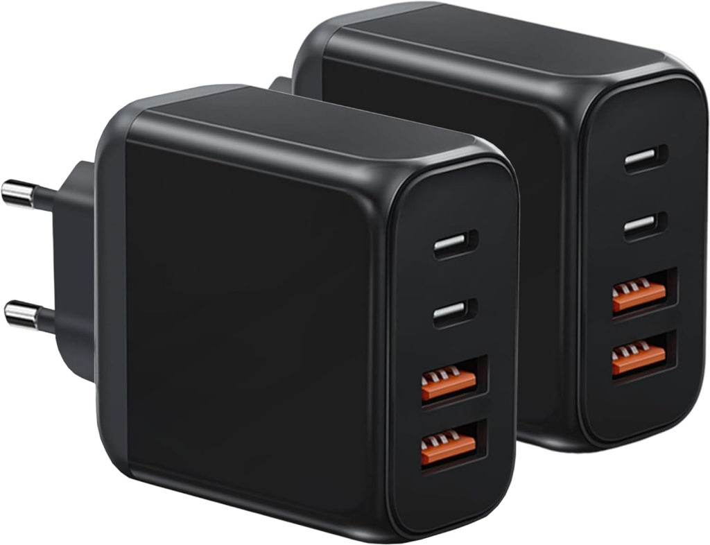 Caricatore Multiporta USB 20Watt 4 porte 3A (2*USB - 2*USB Type-C) Black